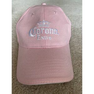 Corona Extra - Beer Hat Cap Embroidered Logo CORONA EXTRA  Pink OSFA New No Tag